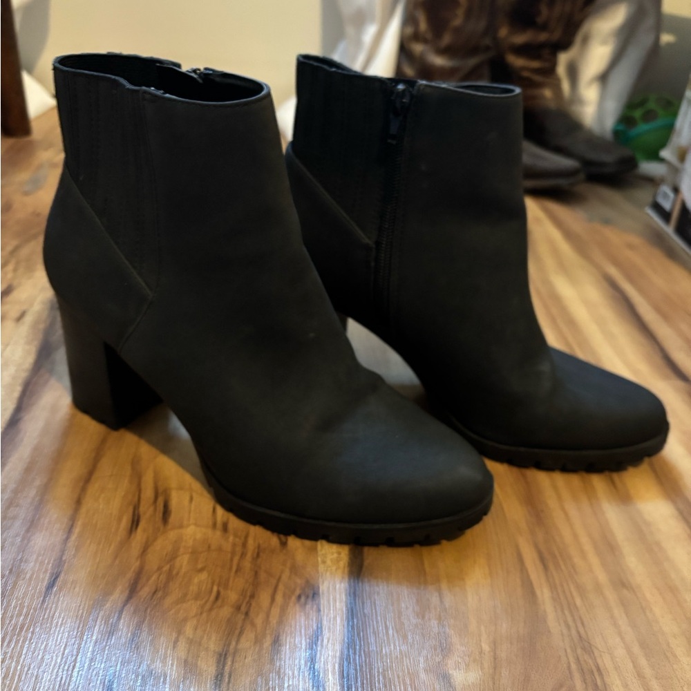 Kelly & Katie Black Ankle Booties